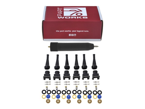 6x gasket set for BMW E23 728I 735i 745I E30 injector nozzle seals filter