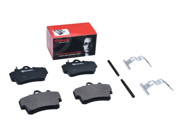 Brake pads + spring plates for PORSCHE 986 Boxster 987 Cayman 2.5 2.7 FRONT