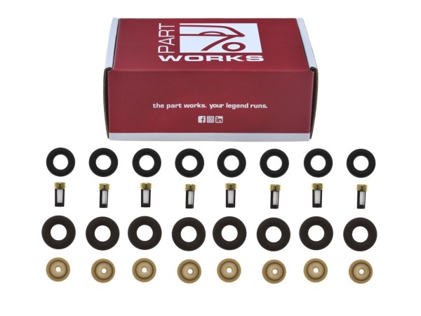 8x kit de joints pour PORSCHE 928 S4 GT GTS 5.0 injecteurs + filtres