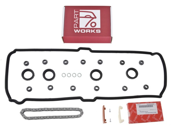 Valve cover gasket for PORSCHE 944 S S2 928 S4 + timing chain + sliding shoe