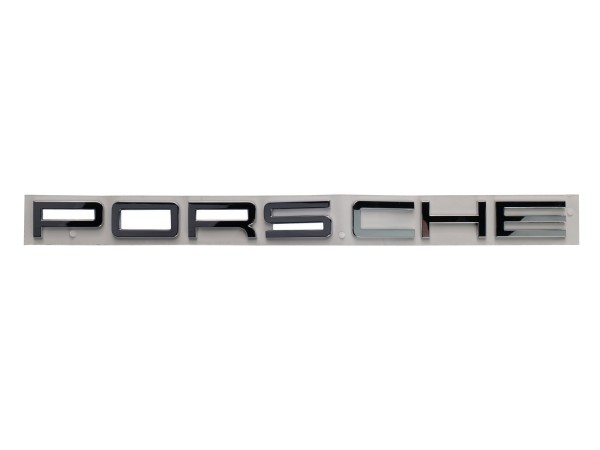 Scritta ORIGINALE PORSCHE 95B Macan "Porsche" CROMATA