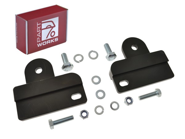 2x cojinete de soporte para PORSCHE 924 944 968 cojinete del eje rígido EJE TRASERO + tornillos