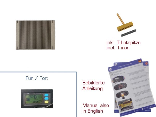 Kontaktfolie Stundenzähler für TOYOTA 6FB10 6FB20 Gabelstapler Anzeige Display