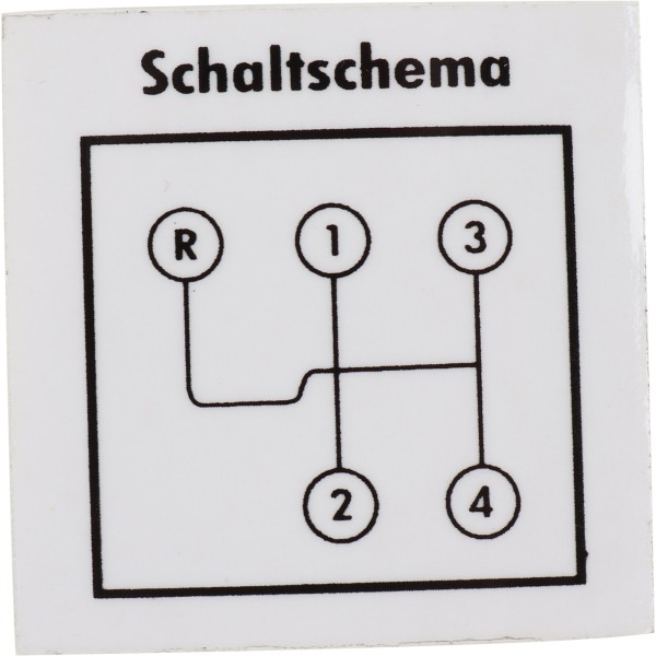 Segnale adesivo schema elettrico per parabrezza adesivo PORSCHE 356 B/C