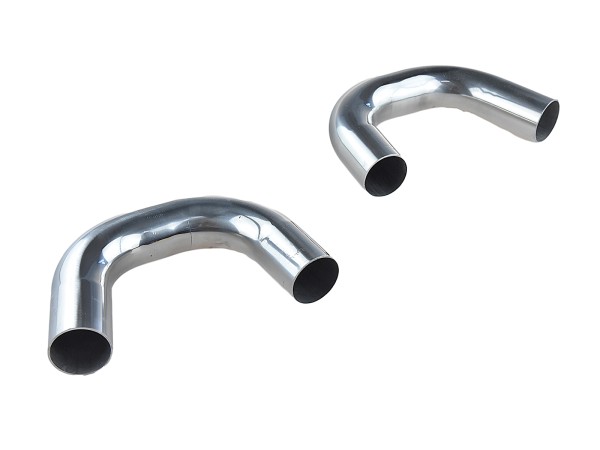 2x connecting pipes for PORSCHE 986 Boxster 2.5 exhaust KAT stainless steel