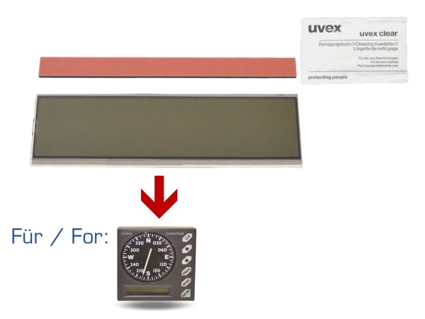 Speedometer display for VDO Logic Compass Wind Log Depth Combi Pilot repair