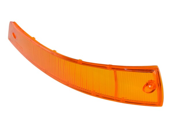 Turn signal glass for PORSCHE 911 F SWB 2.0 2.2 up to -'68 Turn signal FRONT ORANGE RIGHT