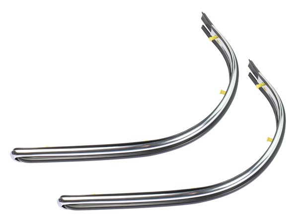 2x sierstrip achterbumper voor PORSCHE 911 F '69 - beschermstrip ACHTER SMAL