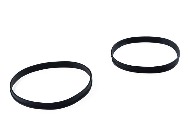 2x headlight seals for PORSCHE 911 F G 964 headlight ring lens