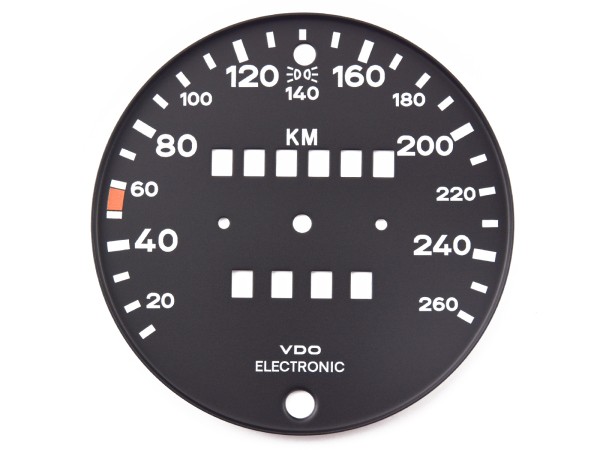 Speedometer disk PORSCHE 911 G 3.2 Carrera VDO dial 260km/h in exchange
