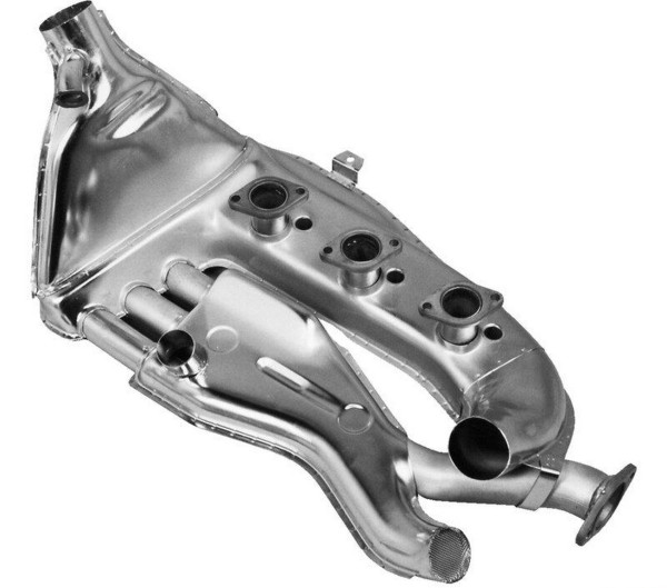 Trocador de calor para PORSCHE 911 F G 2.4 2.7 MFI LEFT STAINLESS STEEL