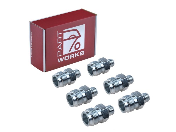 6x conector de linha de injeção MFI para PORSCHE 911 E S 2.2 2.4 2.7 RS parafuso banjo