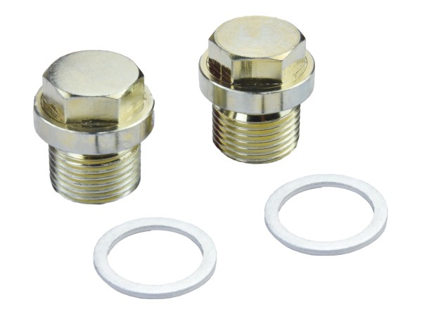 2x vite pistone pressione olio per PORSCHE 911 G Carrera 964 993 996 997 + anello di tenuta