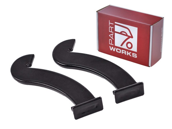 2x retaining arms glove compartment lid for PORSCHE 944 from '86- 968 CS without airbag
