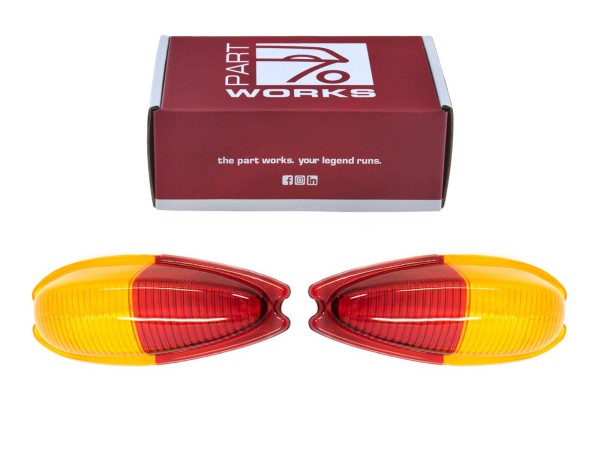 Tail light lenses for PORSCHE 356 lens EU L+R