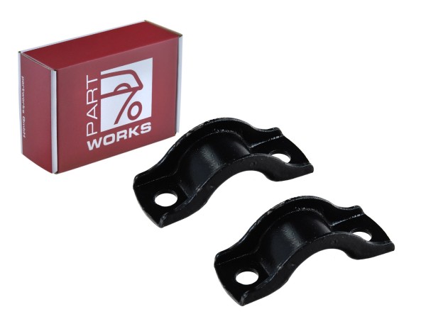 2x stabilizer bracket for PORSCHE 356 from '55- holder FRONT