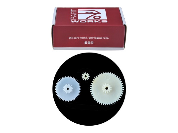 Speedometer gears for three-part electronic drive with 48x17 SET