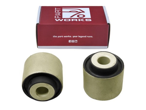 2x braço de controle do eixo com rolamento de borracha para PORSCHE 993 wishbone REAR SPORT + 30%