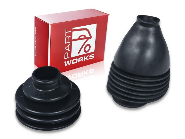 Fuelle de cambio de enlace para PORSCHE 911 F hasta -'71 bota de goma SET