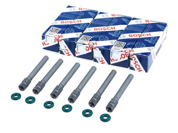 6x injectiemondstuk voor PORSCHE 911 2.7 SC 3.0 + rubberen afdichtring