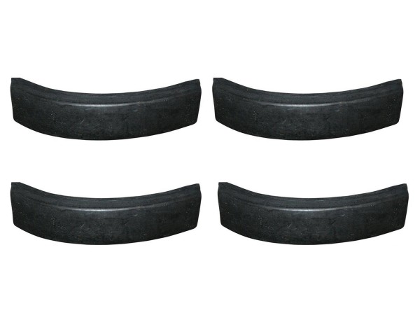 2x rubber buffer bumper horn for PORSCHE 911 F front bumper L=R