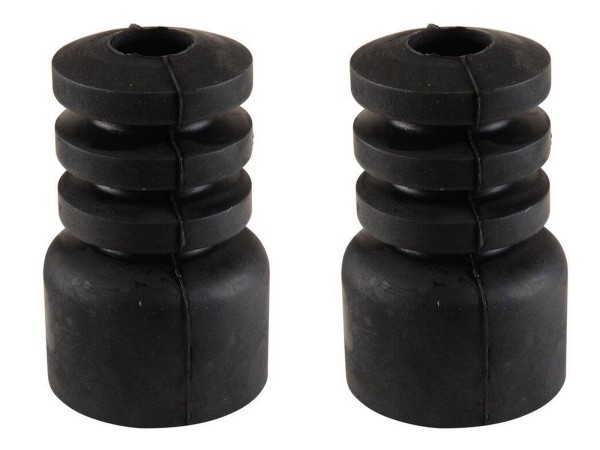 2x stopbuffers voor PORSCHE 911 F G vanaf '72 - schokdemper extra veer ACHTER