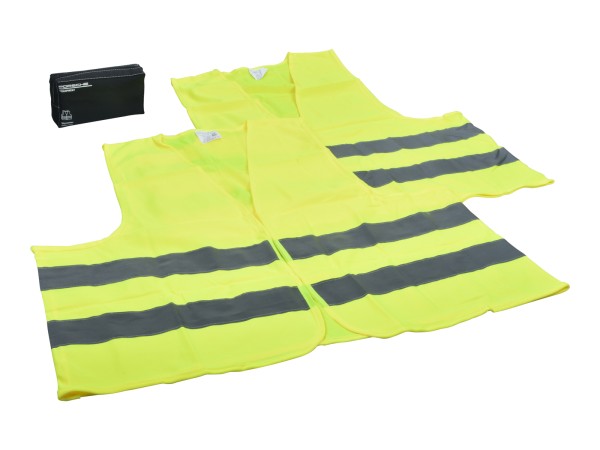 2x warning vest ORIGINAL PORSCHE