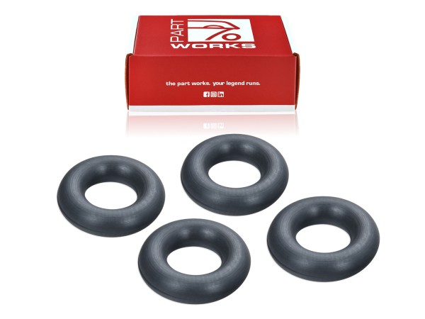 4x O-ring catena alloggiamento testa cilindro per PORSCHE 964 olio ponte tubo di pressione