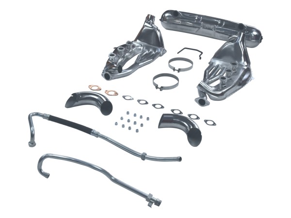 Kit d'échappement échangeur thermique pour PORSCHE 911 2.7 3.0 pot d'échappement sport 84mm inox