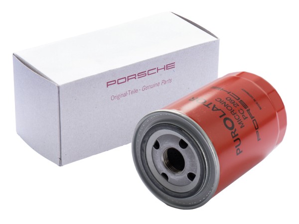 Filtro olio ORIGINALE PORSCHE 911 F 2.4 G 2.7 S 3.0 SC 3.2 964 ROSSO Purolator