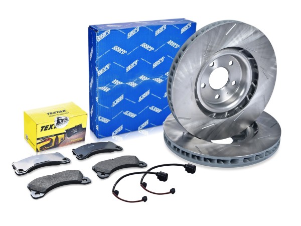 Brake discs + brake pads + WK for PORSCHE Macan 95B 2.0 3.0 1LB 1LF FRONT