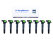 8x ignition coil for PORSCHE Cayenne 4.5 S turbo 955 BERU