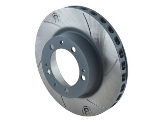 1x brake disc for PORSCHE 993 Carrera FRONT RIGHT slotted