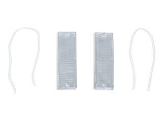 2 lentilles de clignotants avant blanches (gauche et droite) pour Porsche 911 G (1974-1989) et SC 930.