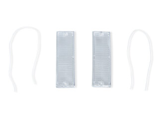 2 lentilles de clignotants avant blanches (gauche et droite) pour Porsche 911 G (1974-1989) et SC 930.