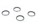 4x Dichtring Bremssattel für PORSCHE 930 turbo 911 3.2 WTL VORNE