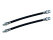 2 mangueras de freno para PORSCHE 356 BC 60-65 911 F a 68 912 TRASERAS FTE