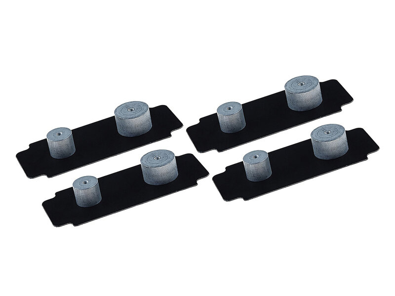 4x piastra di smorzamento pinza freno per PORSCHE 996 997 Carrera S turbo ANTERIORE