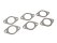 6x gasket heat exchanger for PORSCHE 911 3.2 Carrera ELRING set