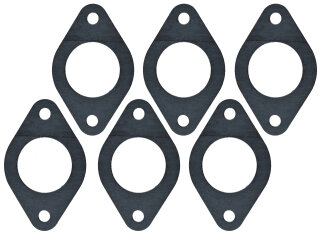 6x Inlaatspruitstukpakking voor PORSCHE 911 2.0 2.2 914-6...