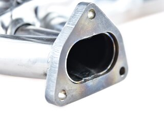 2x Scambiatori di calore per PORSCHE 911 930 turbo fino al 1983 Set in acciaio inox con guarnizioni