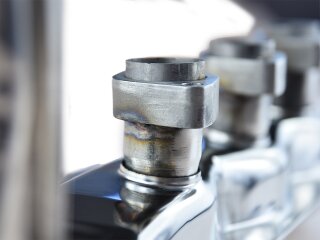 2 intercambiadores de calor para PORSCHE 911 3.2 930 turbo a partir del 84 - Acero inoxidable + juntas