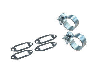 2 colliers déchappement pour échangeur de...