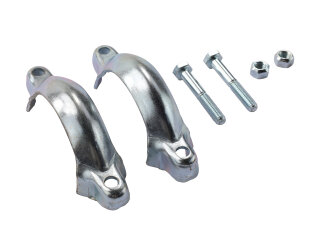 2 abrazaderas de tubo de escape para PORSCHE 911 2.7 3.0 SC + tornillos