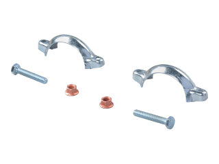 2x exhaust pipe clamp for PORSCHE 911 2.7 3.0 SC exhaust clamp + screws