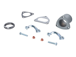 Colector de expansi&oacute;n para tubo de escape intermedio del PORSCHE 911 3.0 SC + juntas