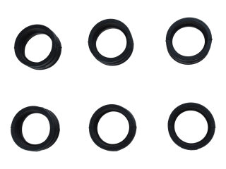 6x collettore di aspirazione con manicotto in gomma per PORSCHE 964 993 Carrera collettore di aspirazione con manicotto