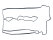 PORSCHE 991 Carrera 987 Boxster 981 Cayman L+R 用バルブ カバー ガスケット x 2