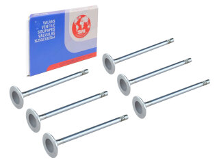 6x soupape déchappement pour PORSCHE 986 987...