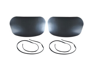 2 cubiertas para faros antiniebla para PORSCHE 911 F 912, con moldura, izquierda y derecha